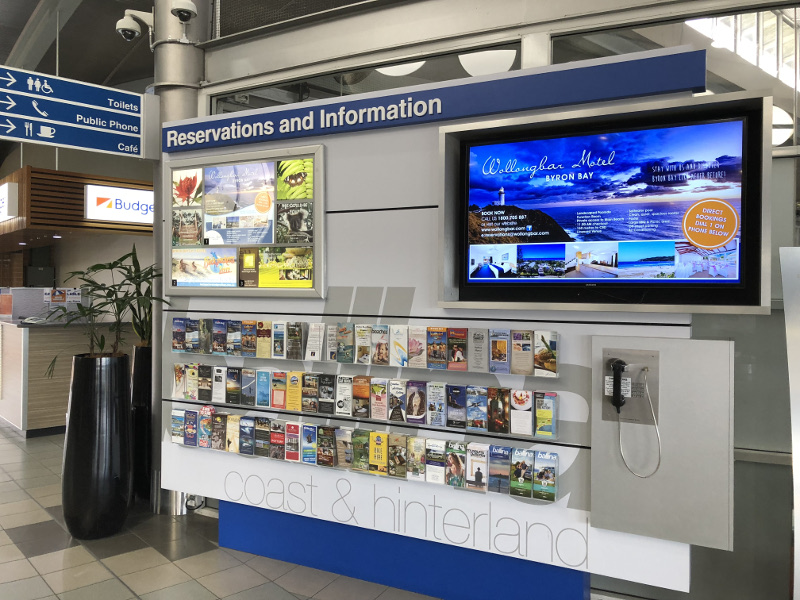Airport Brochure Stand 