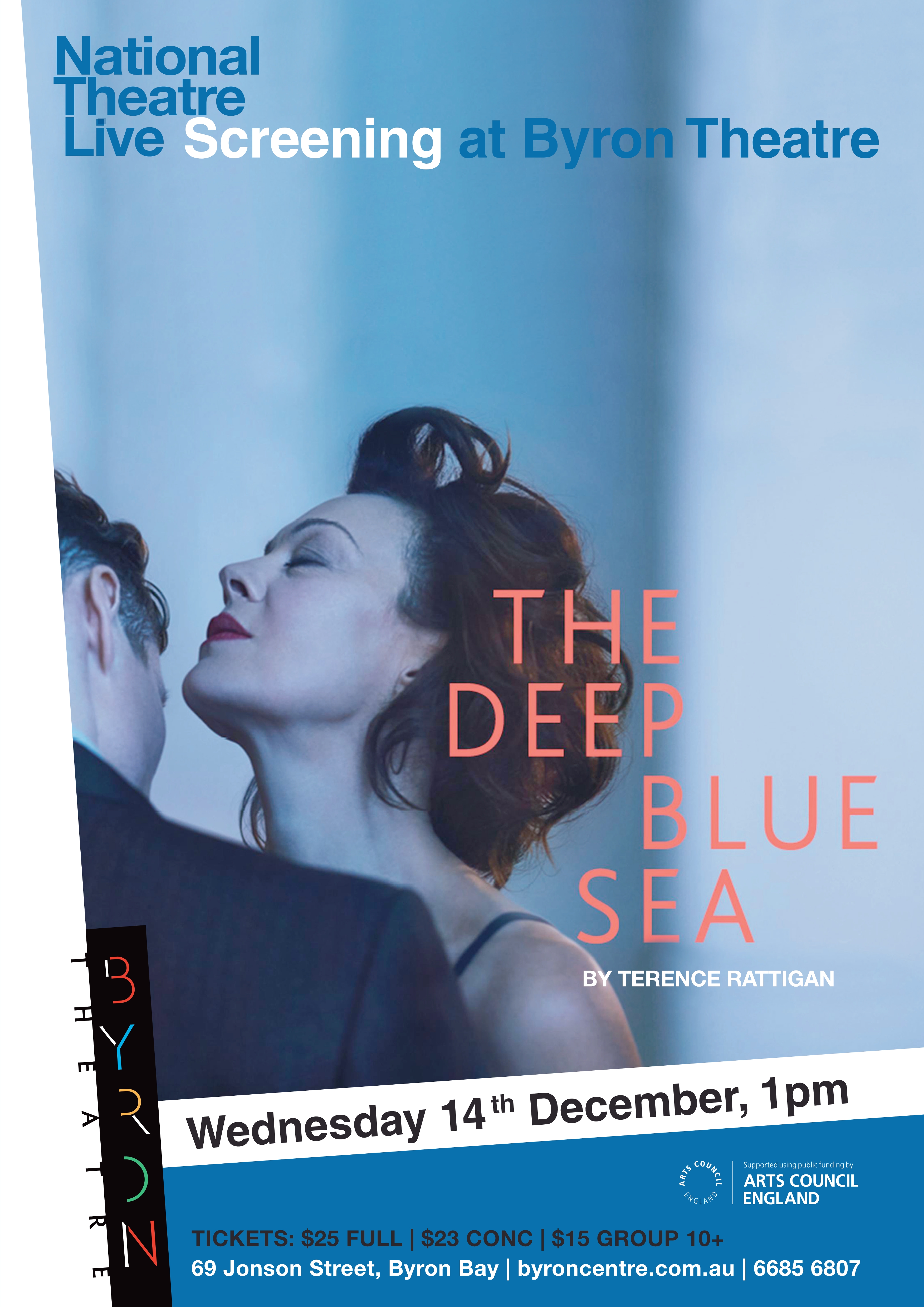 Flyer for The deep blue sea screening