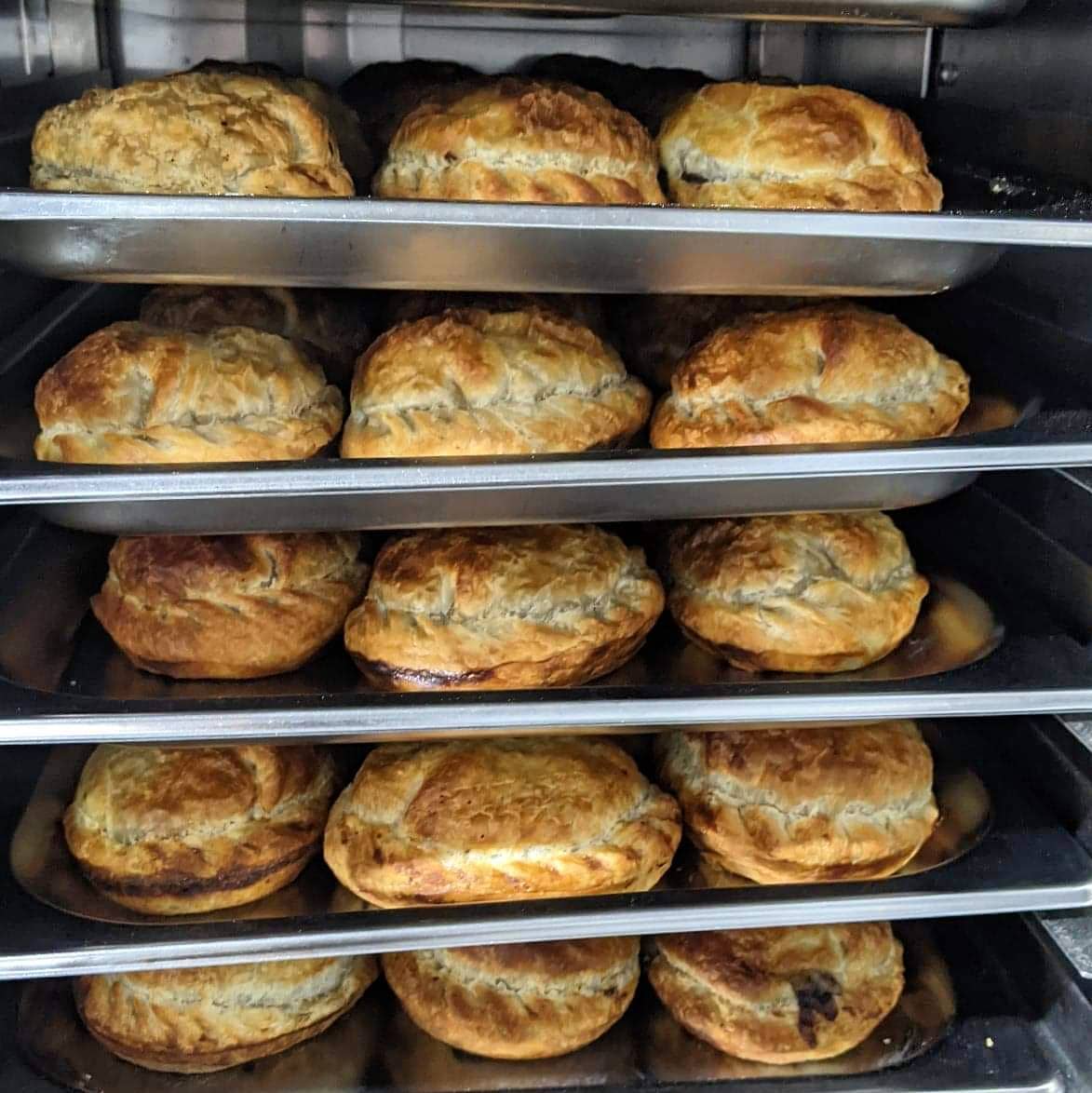 Wardell Pies Yummy Pies Cooking in Oven