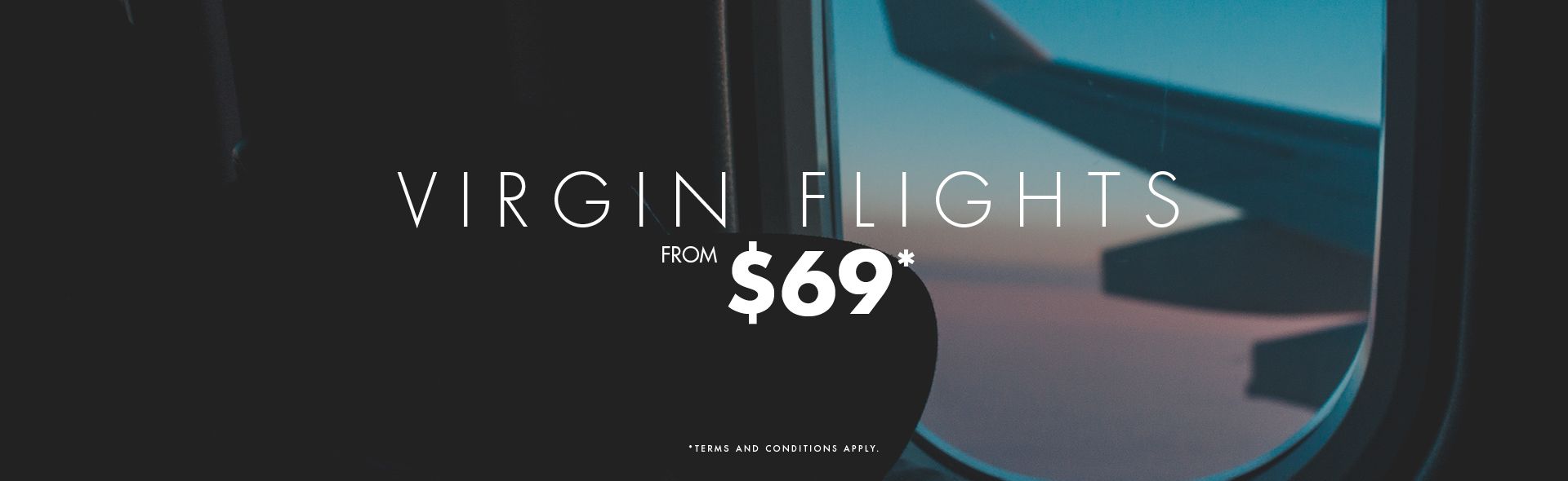 Website Banner Virgin Australia Offer