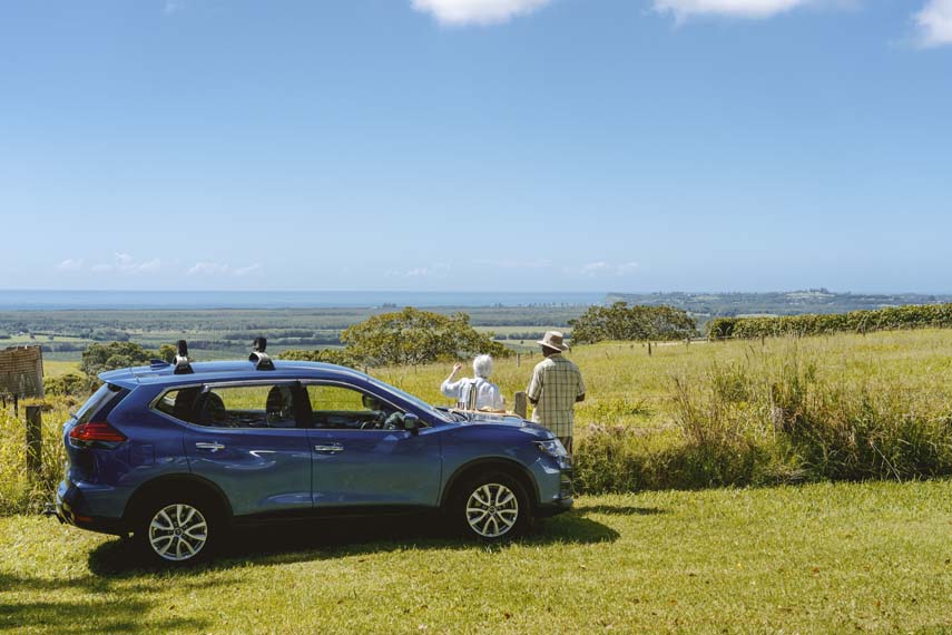 Couple looking at Hinterland View