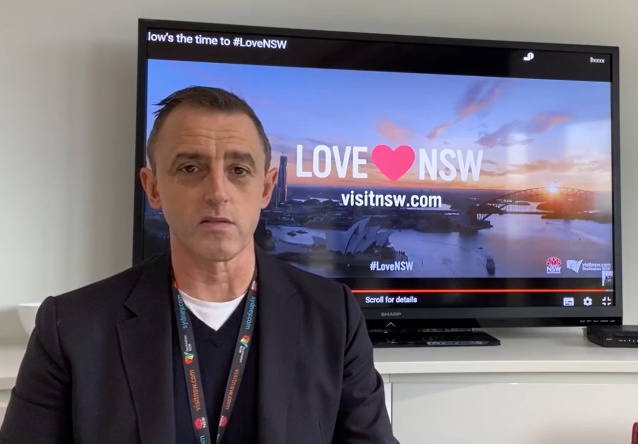 Destination NSW CEO Steve Cox