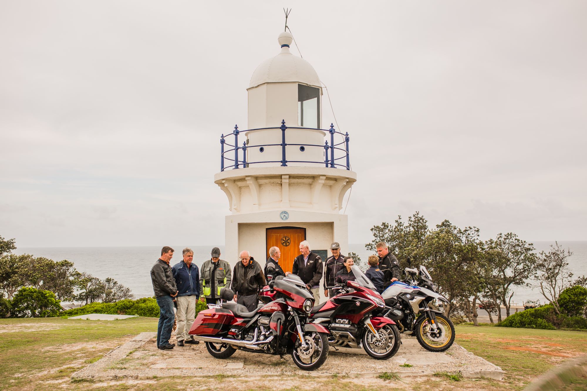 Motorbikes at the Lighthouse