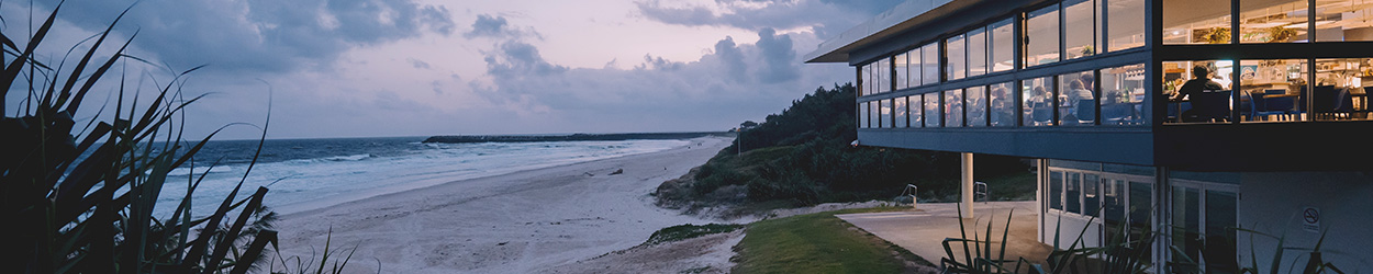 Delegates walking outside Ballina Surf Club