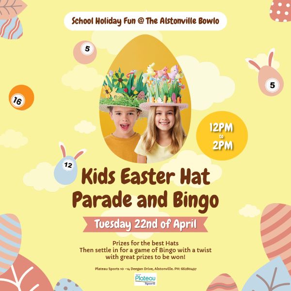 Kids Easter Bingo Plateau Sports Facebook