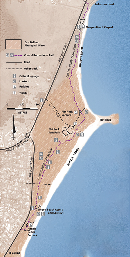 Map of the Aboriginal Cultural Ways interpretive panels