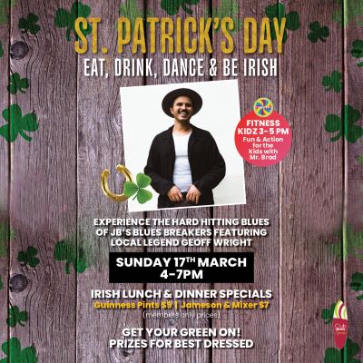 St Paddys JBs Blues Social tile Club lennox V2