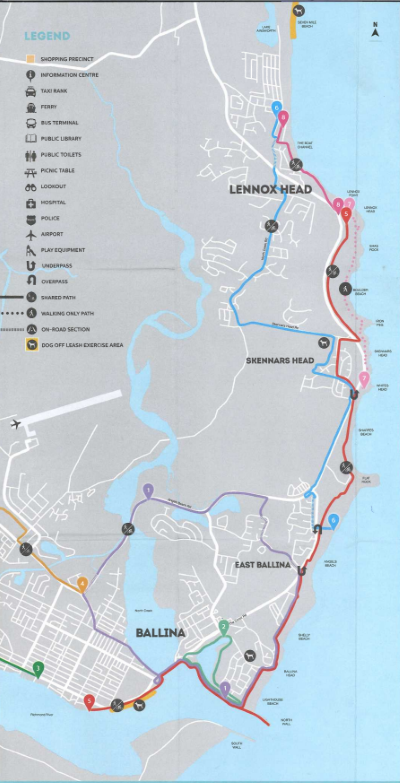 coastal paths map