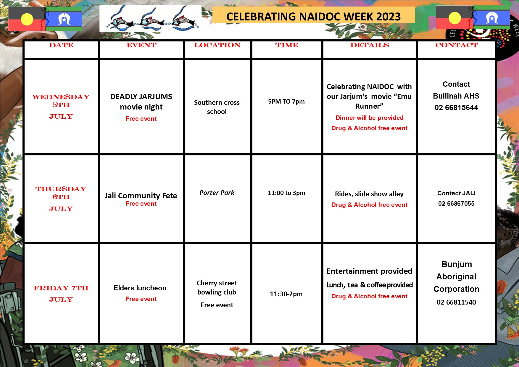 2023 NAIDOC program page 2