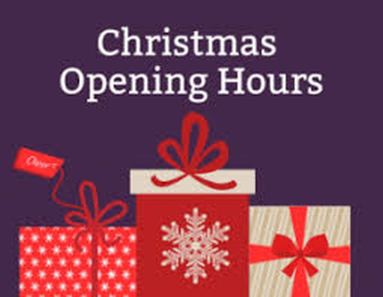 Christmas Opening Hours