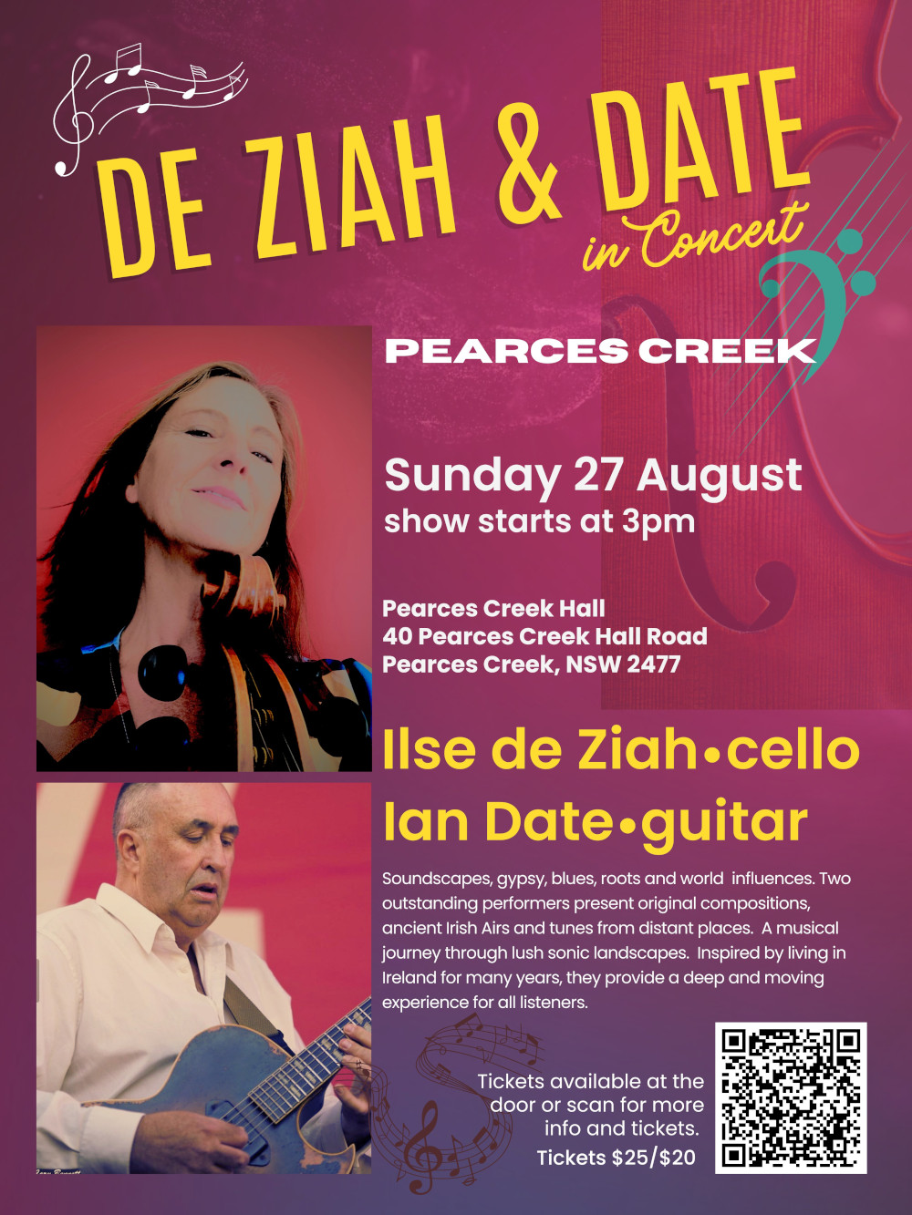 De Ziah Date at Pearces Creek Hall August 2023 DB