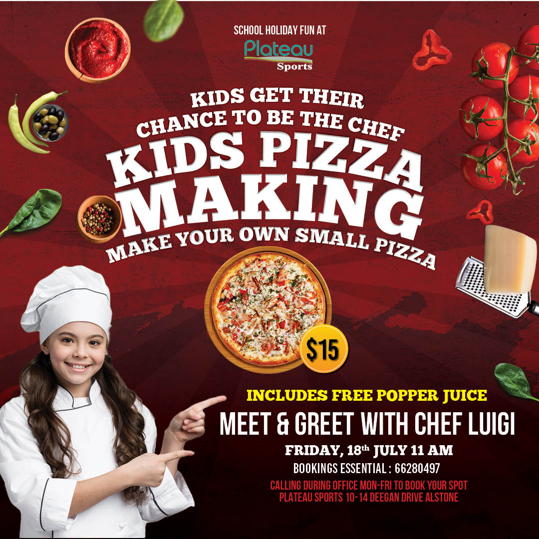 Kids Pizza Making IG Alstonville Plateau Bowls Sports Club 2