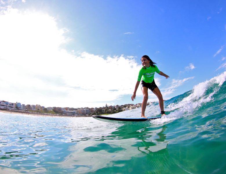 School Holiday Fun - Learn to Surf Ballina with - Lets Go Surfing Kid Surfing 