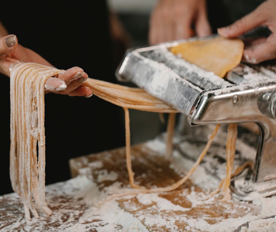 Pasta Making Canva Image