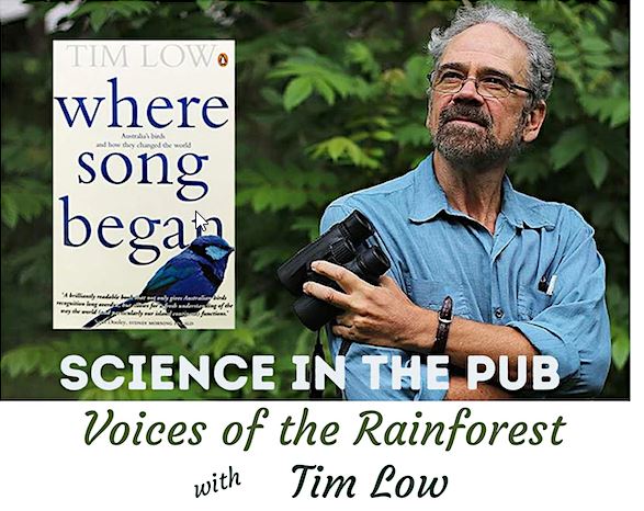 Voices of the Rainforest with Tim Low Eltham Hotel May 2023