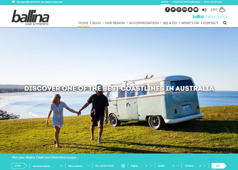Discover Ballina Website