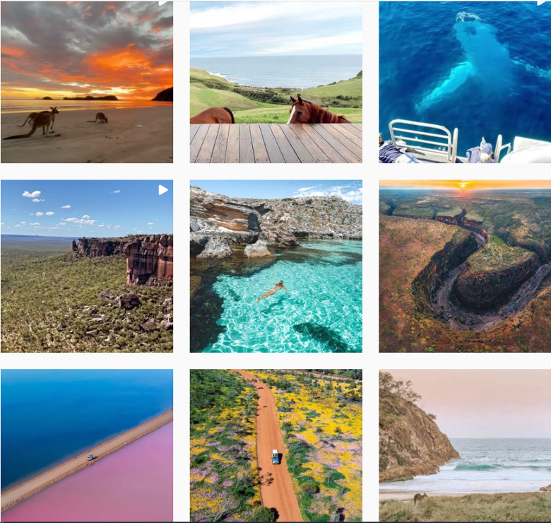 Tourism Australia Instagram