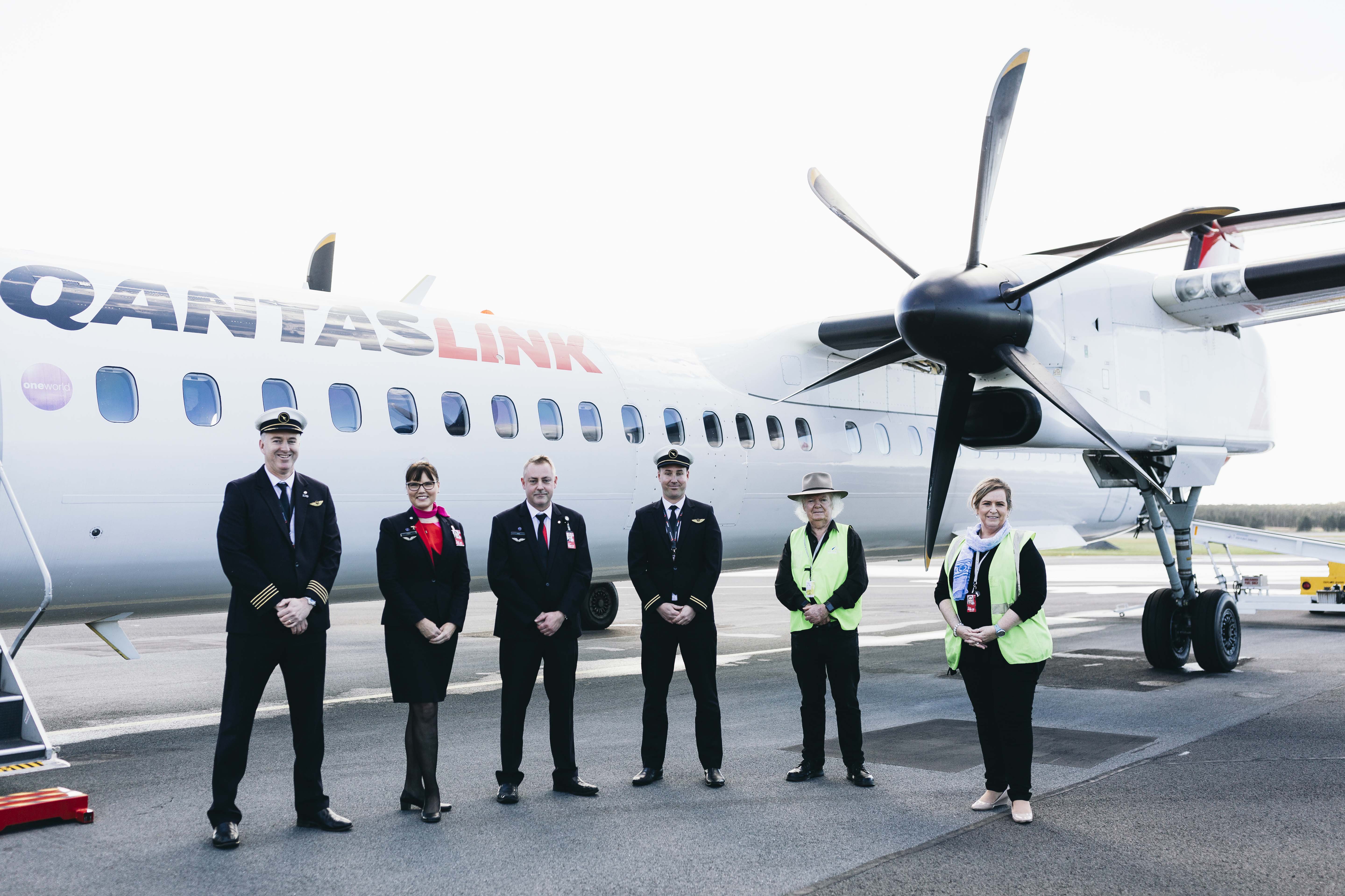 QANTAS inaugural direct flight between Sydney and Ballina 