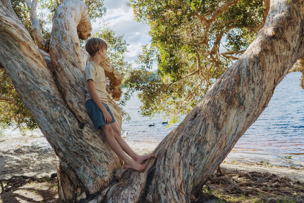 kids at Lake Ainsworth 017