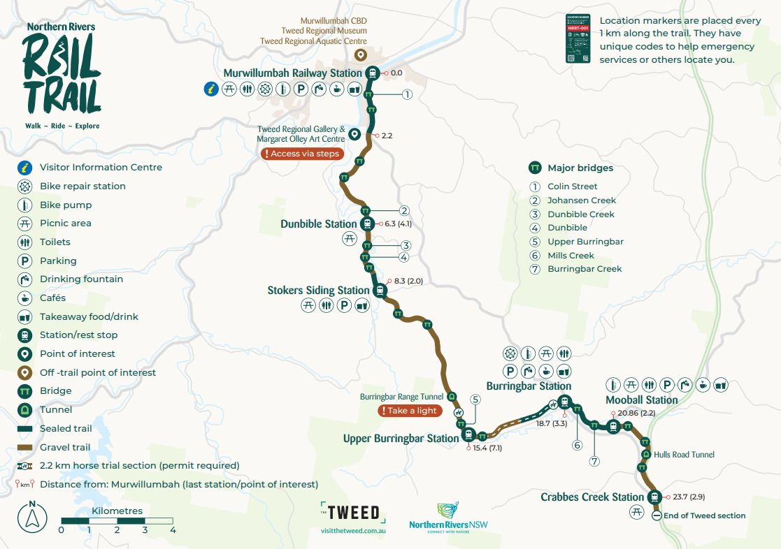 rail trail map