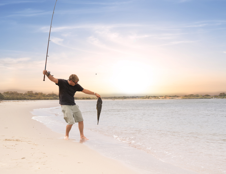 Fishing around Ballina