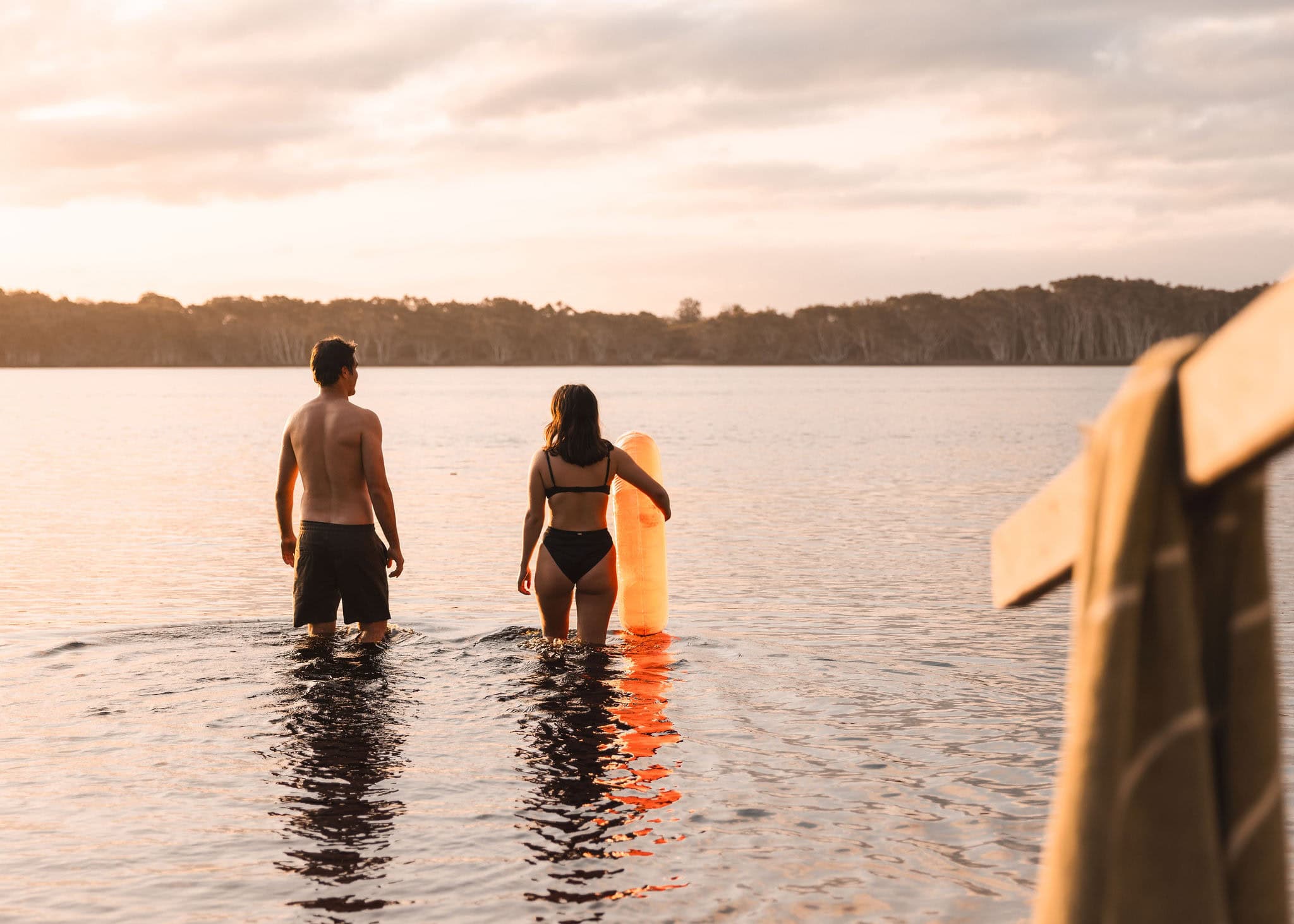 Take a dip in Lake Ainsworth